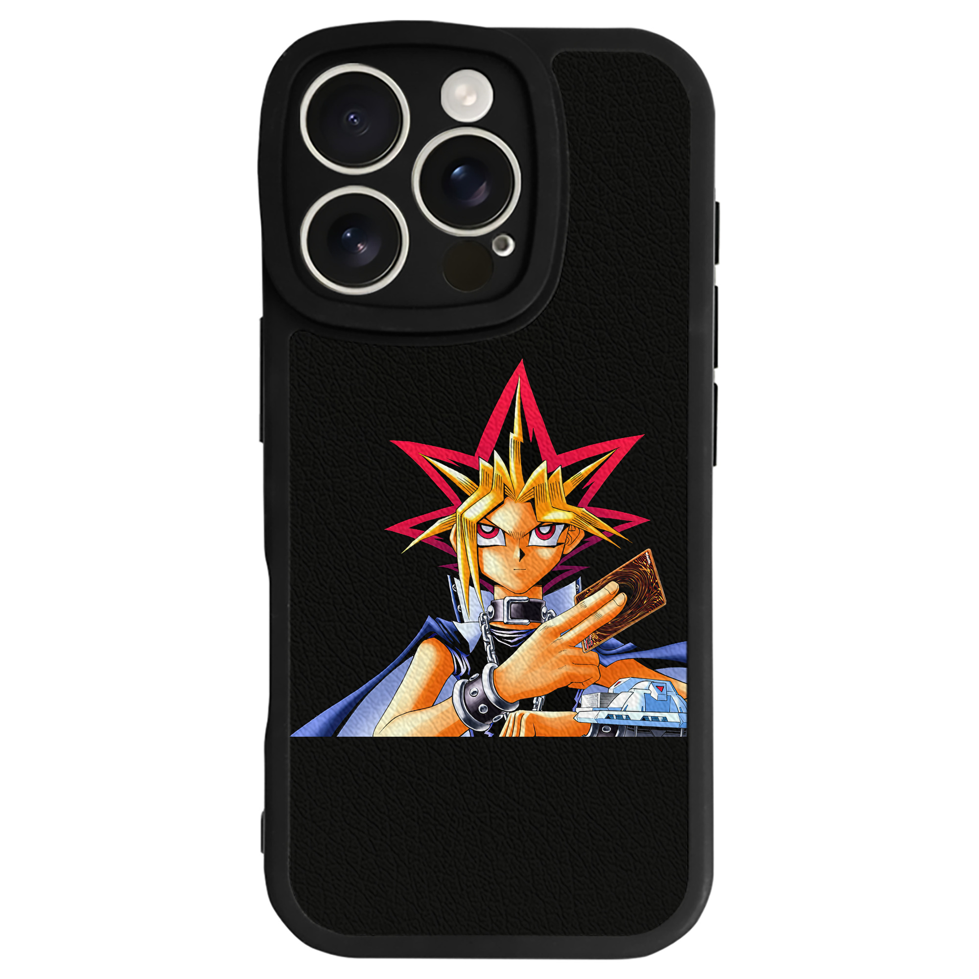 遊☆戯☆王 Yu-Gi-Oh! 【iPhone 16シリーズ対応】シリコンスマホケース（レザー調） 材質：シリコン